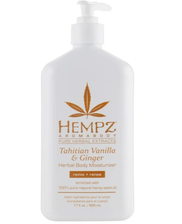 Hempz - Молочко для тела Имбирь и ваниль Tahitian Vanilla & Ginger Herbal Body Moisturizer 500 мл