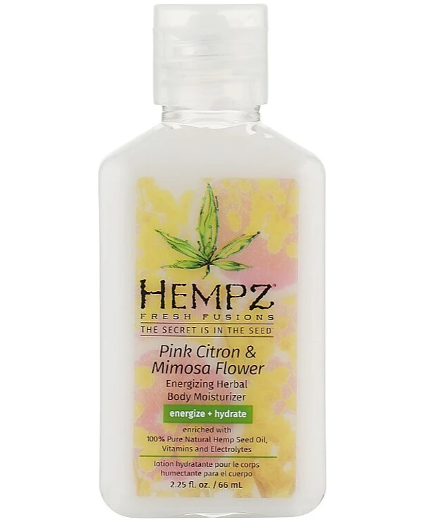 Hempz - Молочко для тела Розовый лимон и Мимоза Fresh Fusions Pink Citron & Mimosa Flower Energizing Herbal Body Moisturizer 66 мл