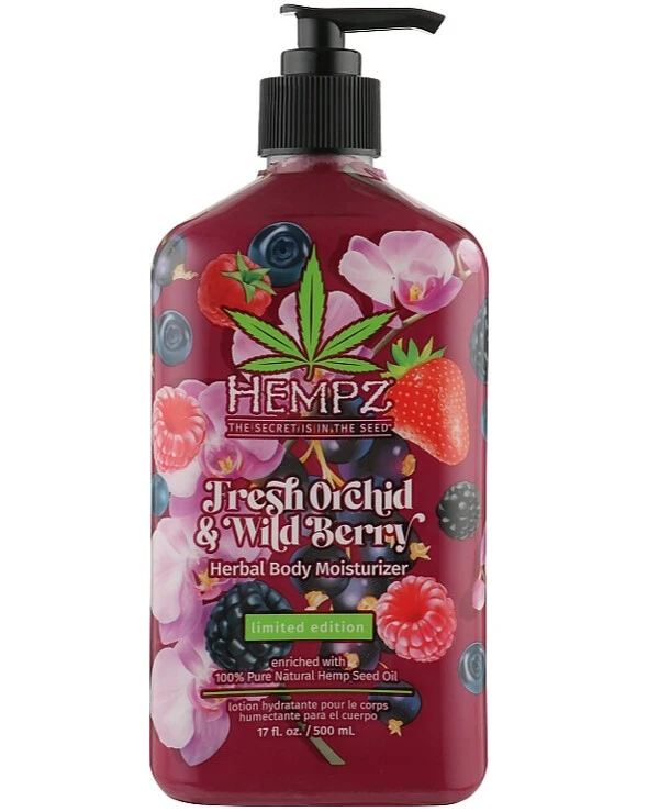 Hempz - Молочко для тела Орхидея и ягоды Fresh Orchid & Wild Berry Body Moisturizer 500 мл