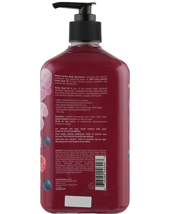 Hempz - Молочко для тела Орхидея и ягоды Fresh Orchid & Wild Berry Body Moisturizer 500 мл back