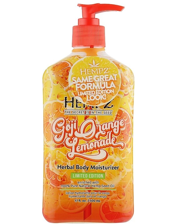 Hempz - Молочко для тела Годжи апельсиновый лимонад Goji Orange Lemonade Herbal Body Moisturizer 500 мл