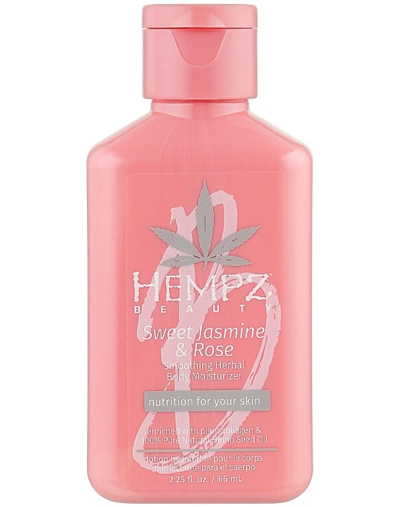 Hempz - Молочко для тела Жасмин-роза Sweet Jasmine & Rose Collagen Infused Herbal Body Moisturizer 66 мл