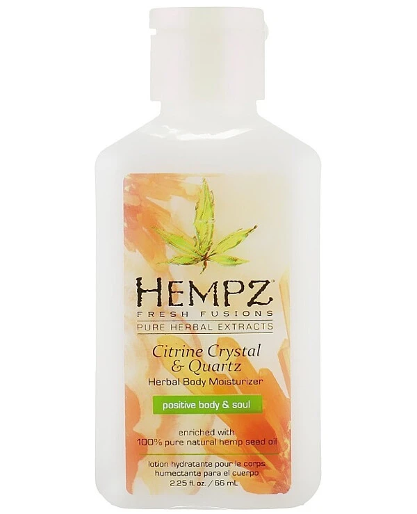 Hempz - Молочко увлажняющее для тела с мерцающим эффектом Желтый Кварц Citrine Crystal & Quartz Herbal Body Moisturizer 66 мл