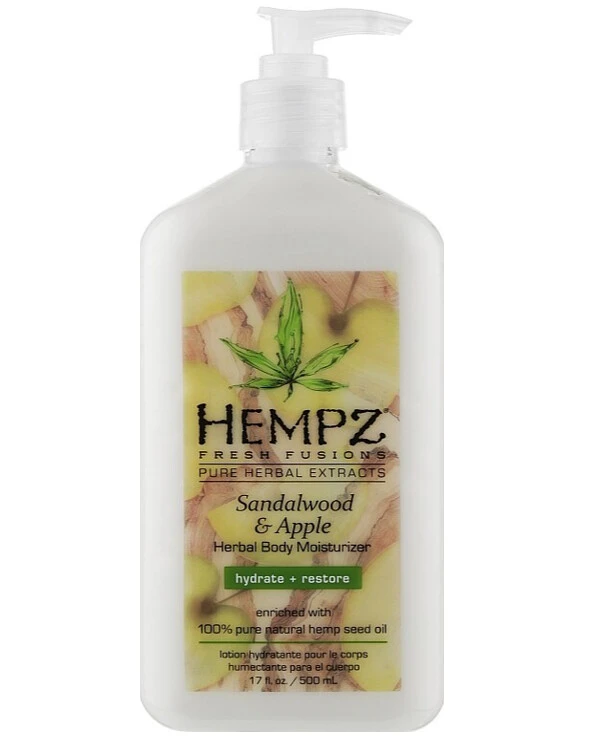 Hempz Увлажняющее молочко для тела Сандал и Яблоко | Sandalwood & Apple Herbal Body Moisturizer фото, цена, купить