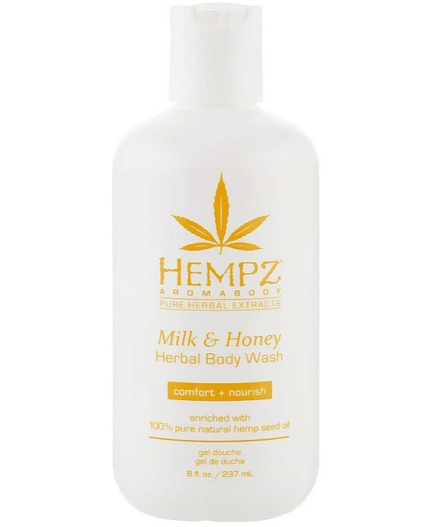 Hempz - Гель для душа Молоко и Мёд Milk And Honey Herbal Body Wash Comfort Nourish 237 мл