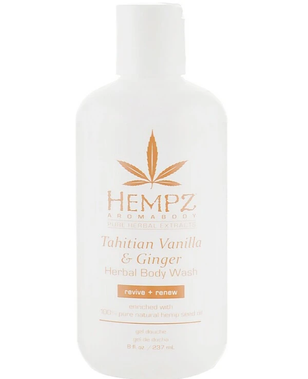 Hempz - Гель для душа Имбирь и ваниль Таити Tahitian Vanilla And Ginger Herbal Body Wash 237 мл