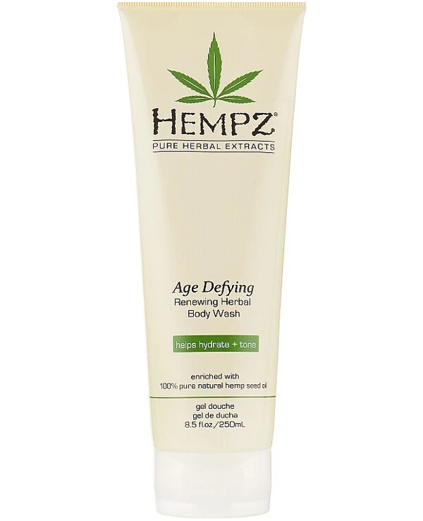 Hempz - Антивозрастной увлажняющий гель для душа Age Defying Renewing Herbal Body Wash 250 мл