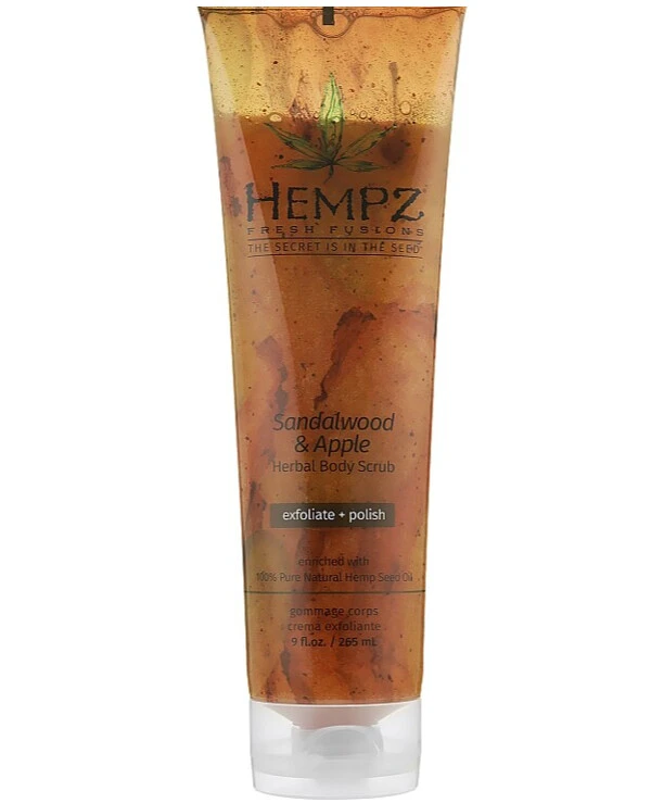 Hempz - Скраб для тела Сандал и Яблоко Body Scrub Sandalwood and Apple 265 мл