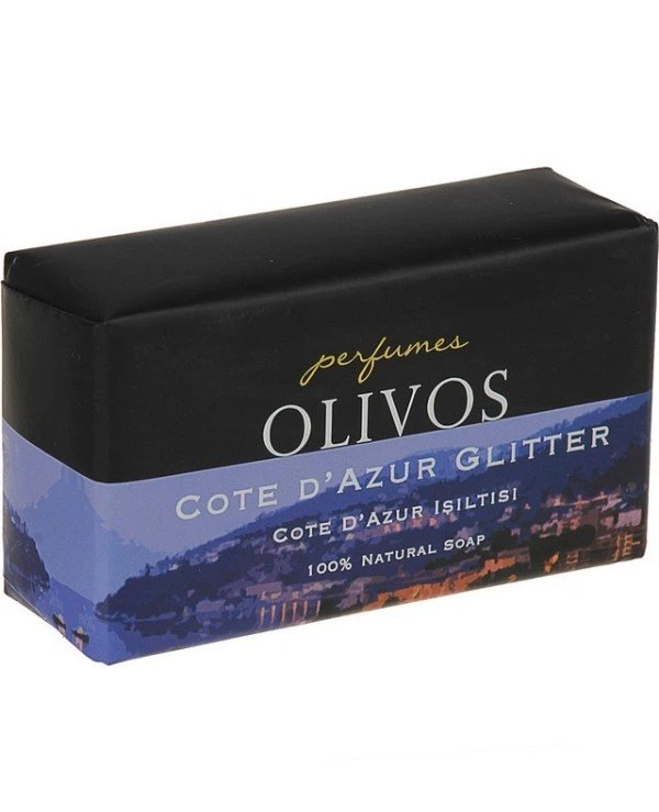Olivos - Natural olive soap "Coast Cote d'Azur" Cote Dazur Glitter 250 g