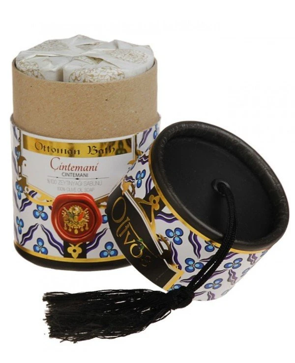 Olivos - Set of natural olive soap "Tulip" Tulip 2x100 g back