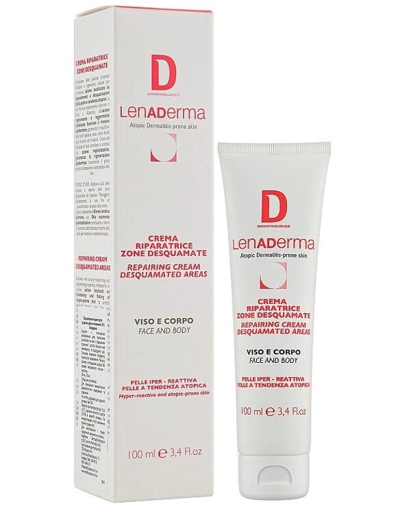 Dermophisiologique - Крем репаратор против шелушений с мочевиной Lenaderma Repairing Cream Desquamated Areas 100 мл