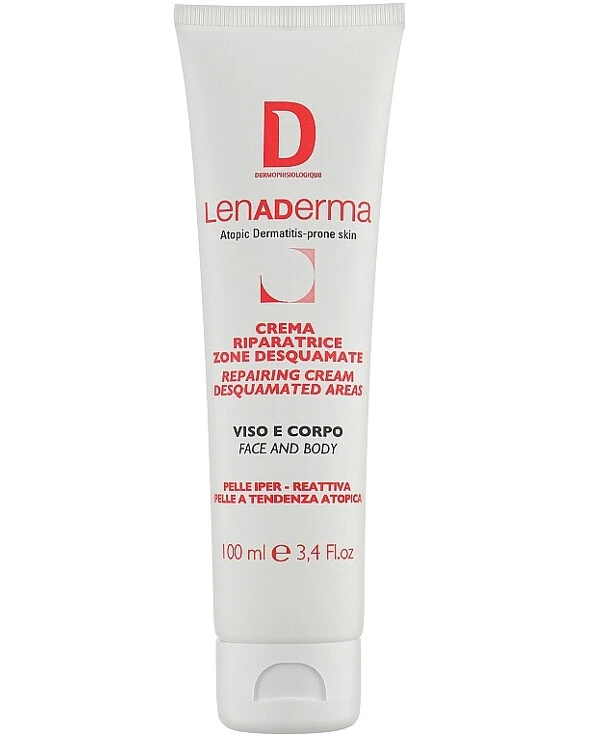 Dermophisiologique - Крем репаратор против шелушений с мочевиной Lenaderma Repairing Cream Desquamated Areas 100 мл back