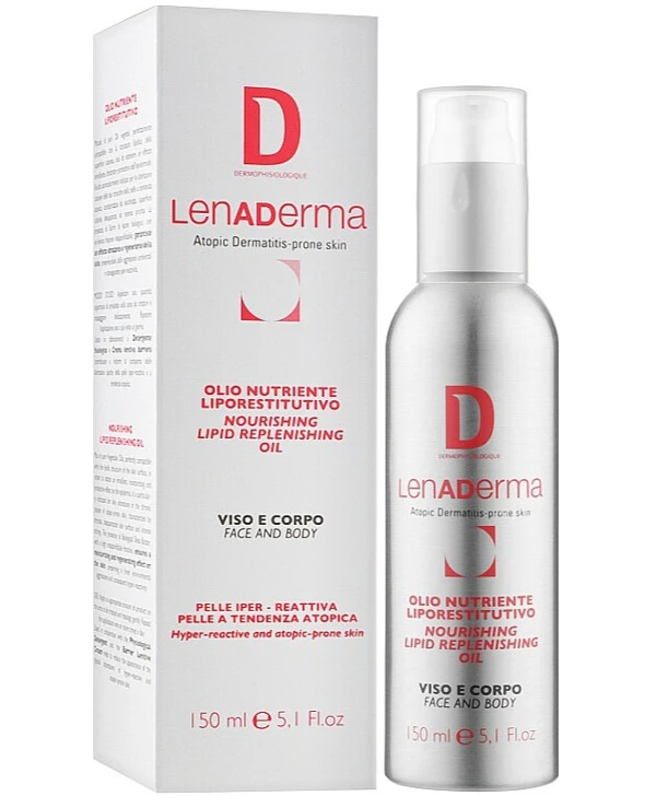 Dermophisiologique - Липидовосстанавливающее питательное масло для лица и тела Lenaderma Nourishing Lipid Replenishing Oil 150 мл