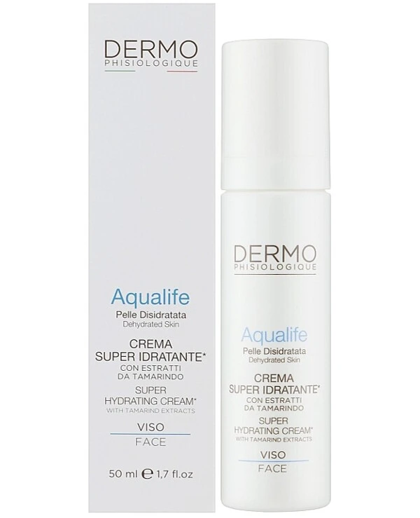 Dermophisiologique - Интенсивно увлажняющий крем для лица Aqualife Crema Viso Super Idratante 50 мл