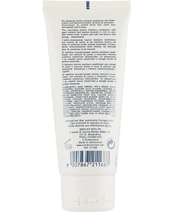 Marlies Moller - Увлажняющий кондиционер Marine Moisture Conditioner 100 мл back