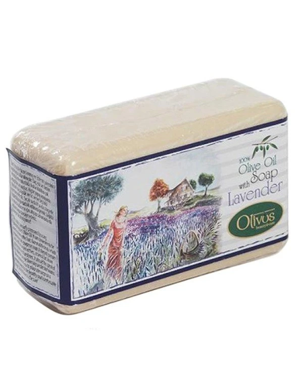 Olivos - Натуральне оливкове мило "Лаванда" Lavender Soap 150 г