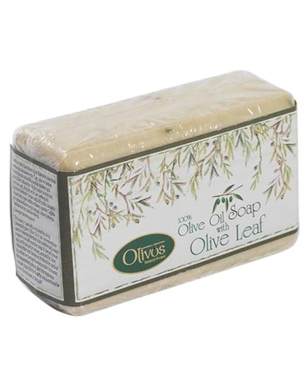 Olivos - Натуральне оливкове мило "Оливковий лист" Oil soap with Olive Leaf 150 г