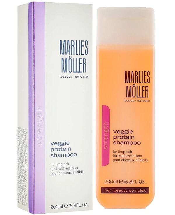 Marlies Moller - Шампунь для ослабленных волос Strength Veggie Protein Shampoo 200 мл