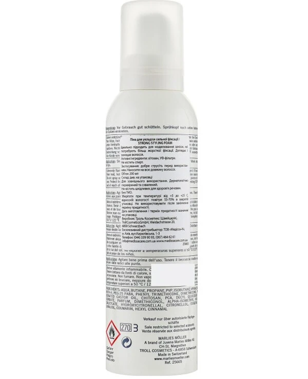 Marlies Moller Styling foam with strong hold | Styling foam with strong hold_2