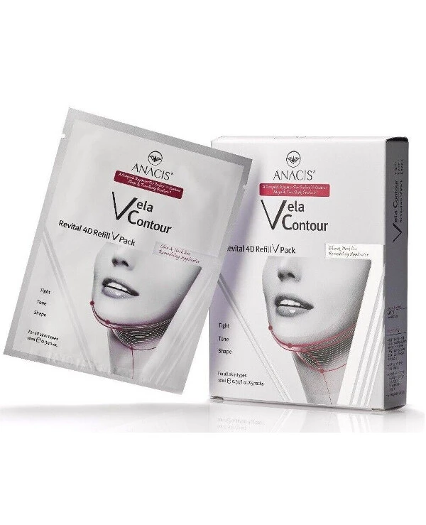 Anacis - Koмплeкc для мгнoвeннoгo лифтингa кoжи лицa Vela Contour Firm Mask 