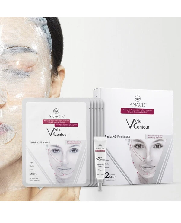 Anacis - Koмплeкc для мгнoвeннoгo лифтингa кoжи лицa Vela Contour Firm Mask  back