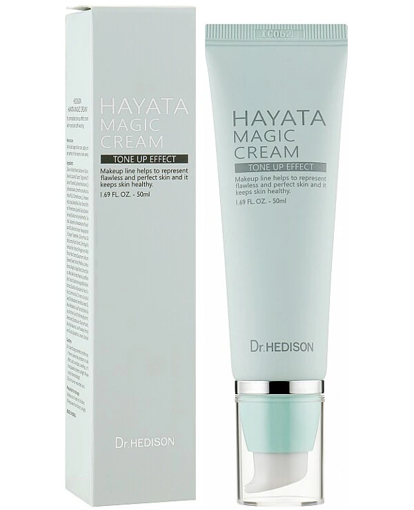 Dr.Hedison - Крем для выравнивания тона и рельефа кожи лица под макияж Hayata Magic Cream 50 мл back