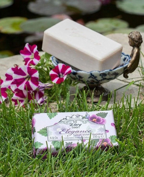 Olivos Natural olive soap "Violet" | Natural olive soap Violet3