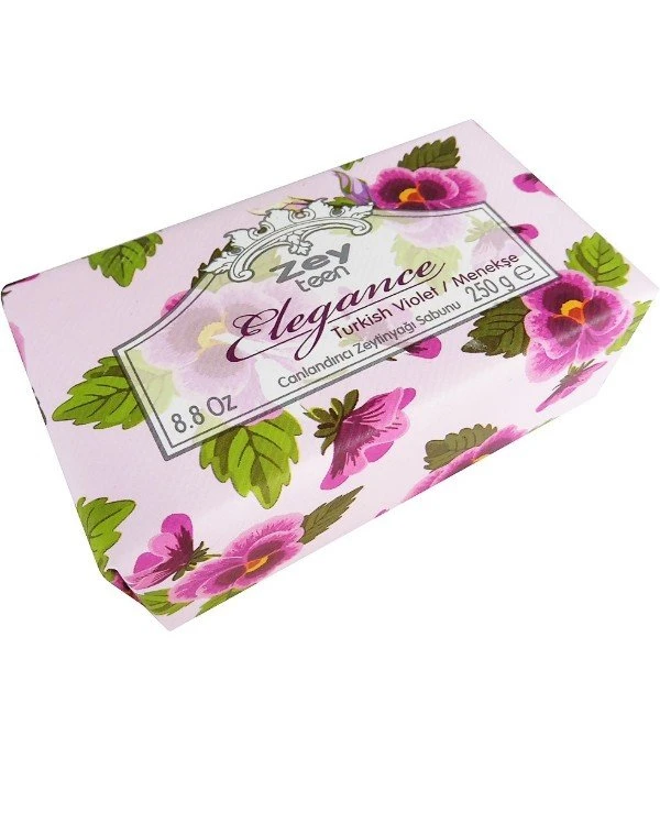 Olivos - Natural olive soap "Violet" ZeyTeen Elegance Turkish Violet 250 g