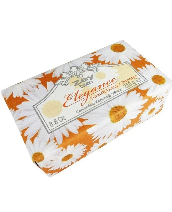 Olivos - Natural Olive Soap "Daisy" ZeyTeen Elegance Turkish Daisy Soap 250 g