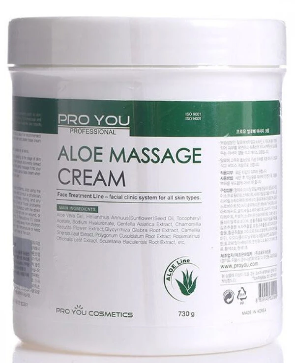 Pro You Professional - Массажный крем с алоэ Aloe Massage Cream 730 г