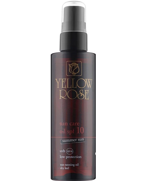 Yellow Rose - Масло-активатор загара Летнее солнце Sun Care Oil SPF10 Summer Sun 200 мл