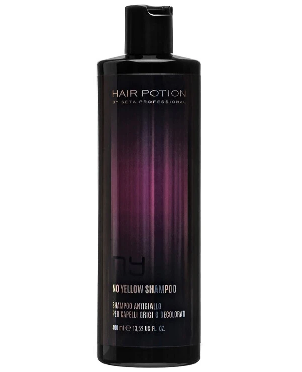 Hair Potion - Анти - желтый шампунь для седых и обесцвеченных волос No Yellow Shampoo 400 мл