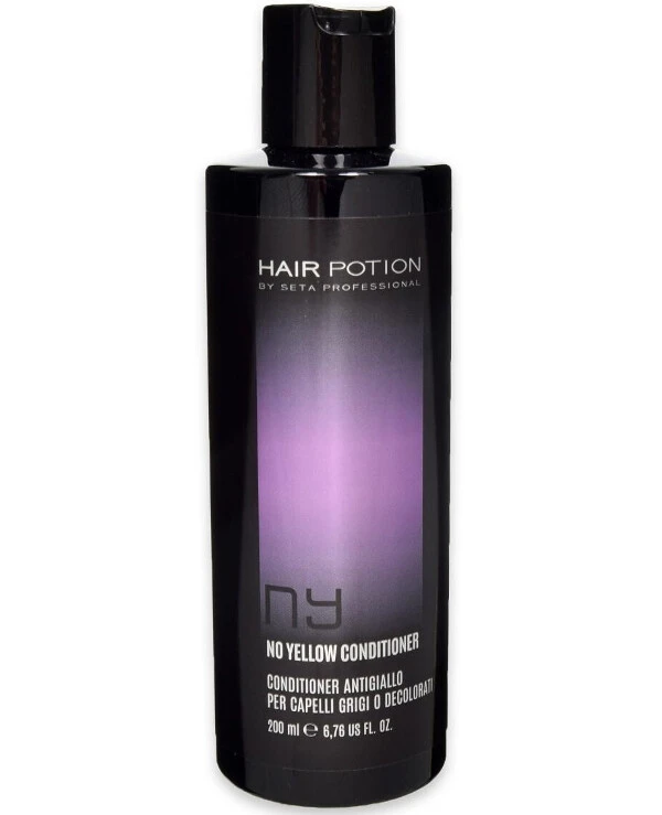 Hair Potion - Анти - желтый кондиционер для седых и обесцвеченных волос No Yellow Conditioner 200 мл