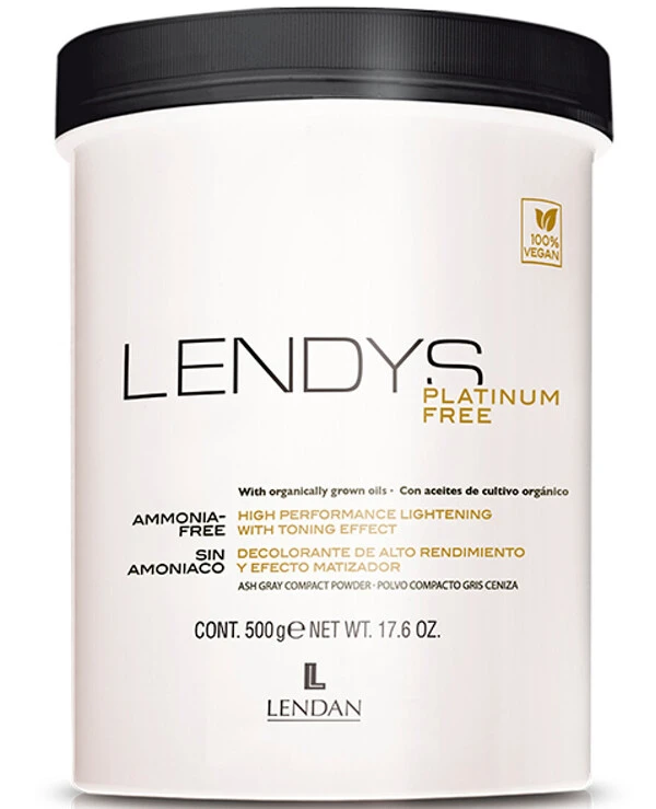 Lendan - Отбеливающая безамиачная пудра с матирующим эффектом LENDYS Platinum Free 500 г
