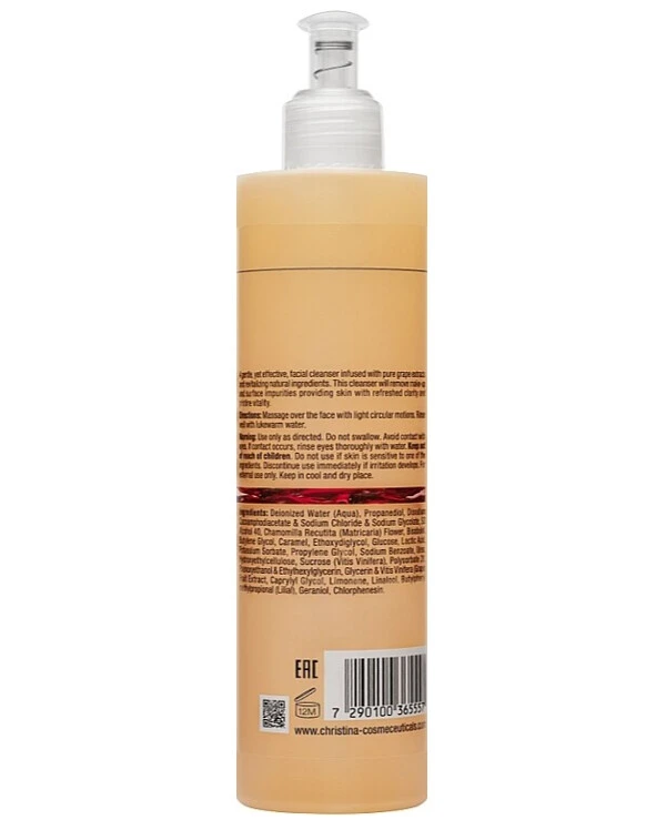 Christina - Очищающий гель с виноградом Chateau de Beaute VinoPure Cleanser 300 мл back