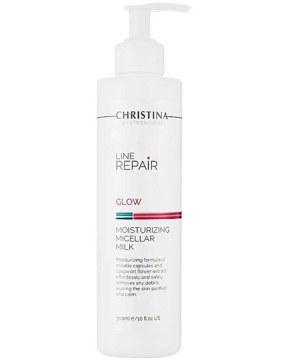 Christina - Увлажняющее мицеллярное молочко для лица Line Repair Glow Moisturizing Micellar Milk 300 мл