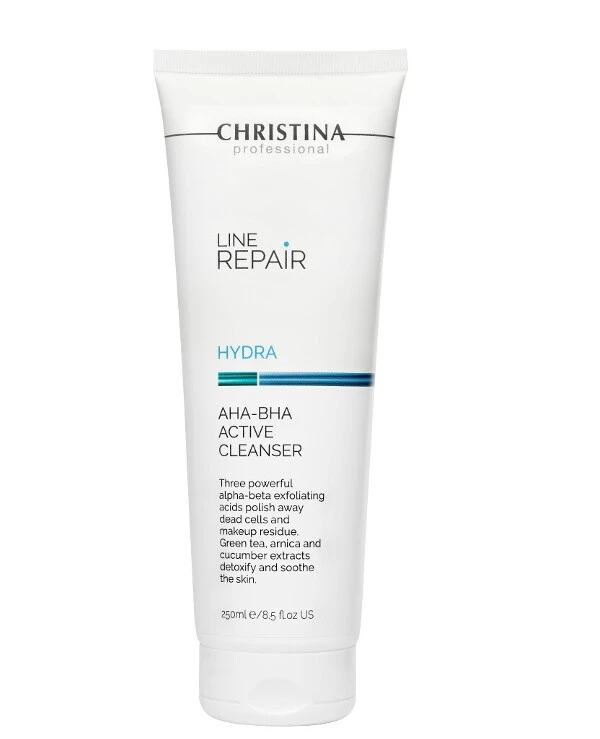 Christina - Очиститель для лица с кислотами AHA-BHA Line Repair Hydra AHA-BHA Active Cleanser 250 мл
