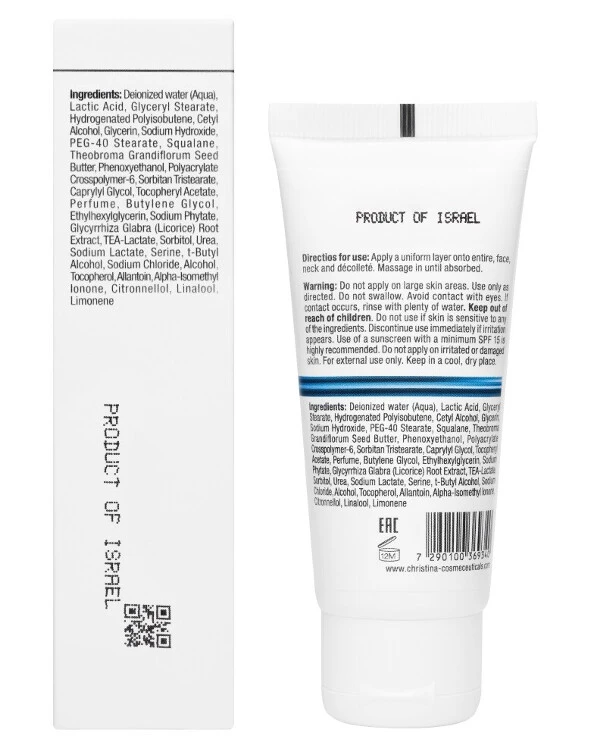 Christina - Face cream Night recovery with lactic acid Line Repair Hydra Lactic Night Repair 60ml back