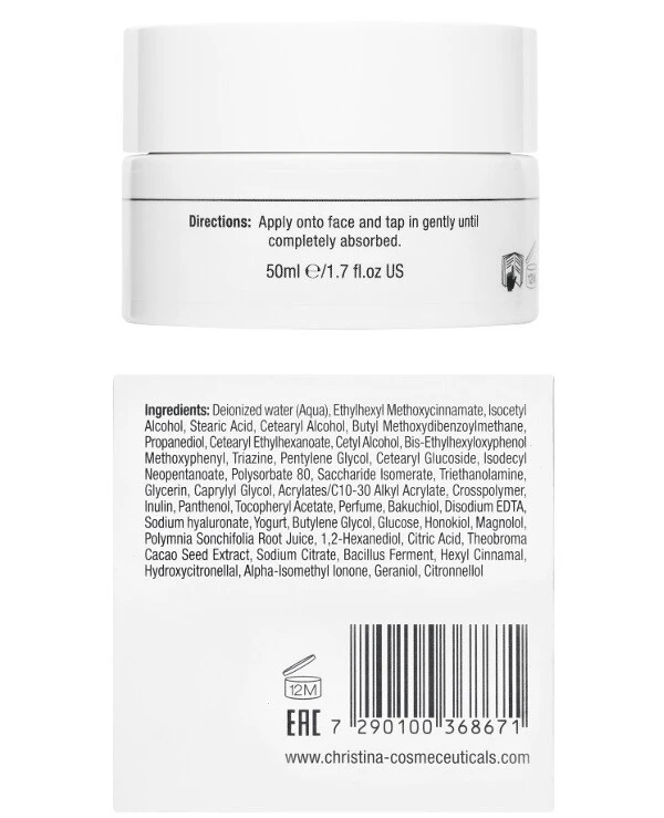 Christina - Day cream SPF 15 with bakuchiol for the face Line Repair Nutrient Bakuchiol Day Cream SPF 15 50ml back