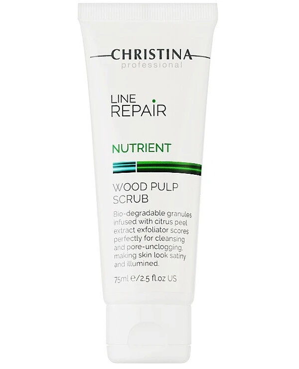 Christina - Wood Pulp Facial Scrub Line Repair Nutrient Wood Pulp Scrub 75ml