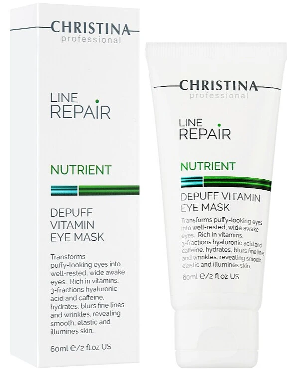 Christina - Витаминная омолаживающая маска вокруг глаз Line Repair Nutrient Depuff Vitamin Eye Mask 60 мл back