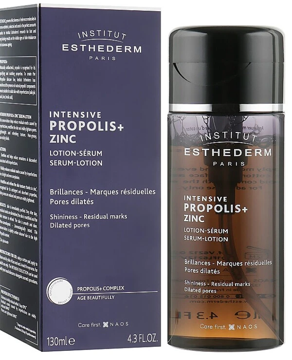 Institut Esthederm - Лосьон для лица на основе прополиса и цинка Intensive Propolis + Zinc Serum-Lotion 130 мл
