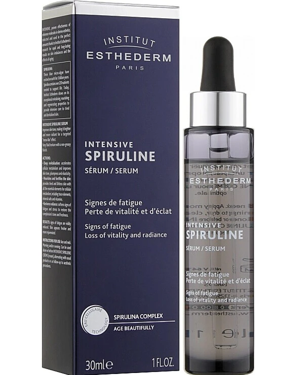 Institut Esthederm - Сыворотка для лица на основе спирулины Intensive Spirulina Concentrated Formula Serum 30 мл back