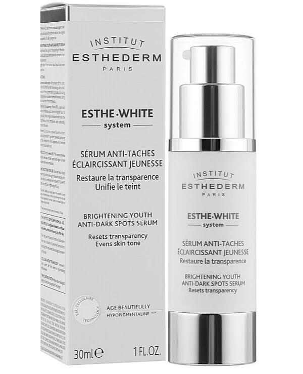 Institut Esthederm - Осветляющая омолаживающая сыворотка Esthe-White Brightening Youth Anti-Dark Spot Serum 30 мл back