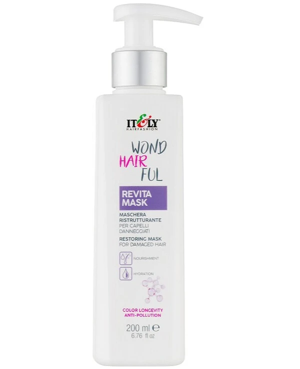 Itely Hairfashion - Восстанавливающая маска для волос WondHairFul Revita Mask 200 мл