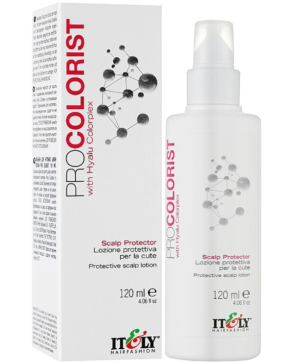 Itely Hairfashion - Защитный лосьон для чувствительной кожи головы Pro Colorist Scalp Protector Loton 120 мл back