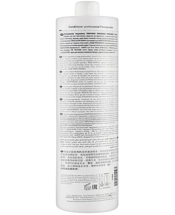 Itely Hairfashion - Pomegranate hair conditioner Conditioner Professional Pomegranate 1000ml back