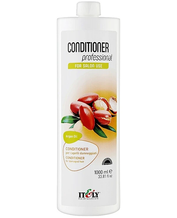 Itely Hairfashion - Питательный кондиционер для поврежденных волос Conditioner Professional Argan Oil 1000 мл