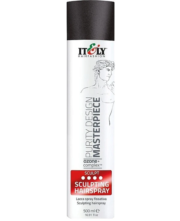 Itely Hairfashion - Лак для волос, экстрасильная фиксация Purity Design Masterpiece Extra Strong Hold Spray 500 мл