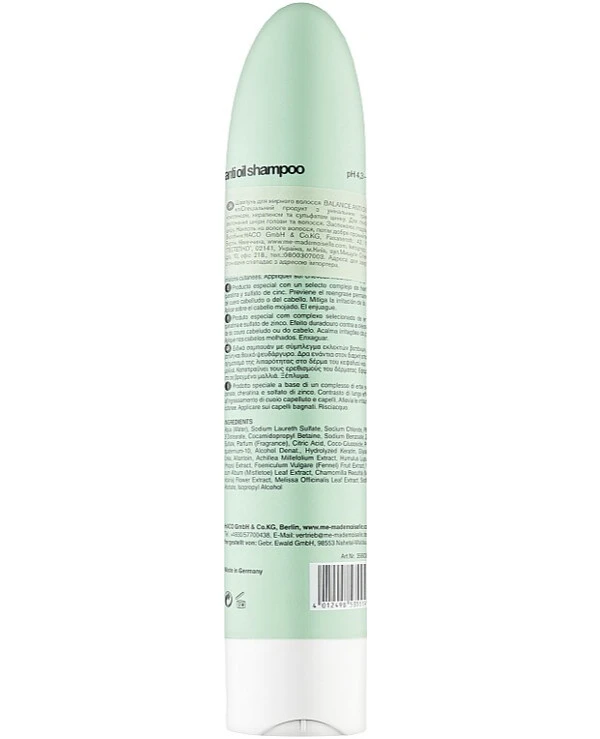 MeMademoiselle - Шампунь для жирного волосся Balance Anti Oil Shampoo 250 мл back